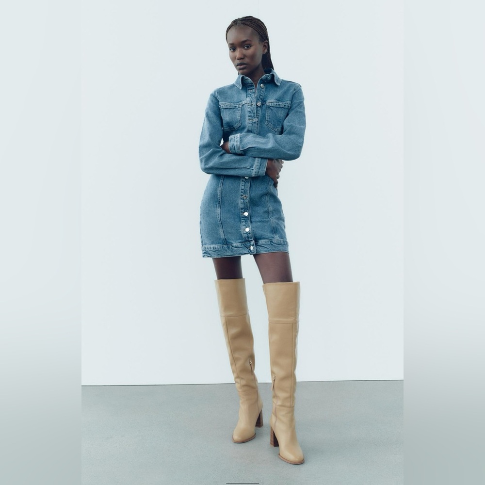 Zara Denim Dress NWT